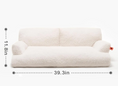 Load image into Gallery viewer, Plush 40" Dog Sofa Bed