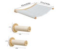 Load image into Gallery viewer, Wall Mounted Cat Hammock with Sisal Rope