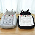 Load image into Gallery viewer, Winter Warm Washable Corduroy Pet Bed for Small Dogs & Cats