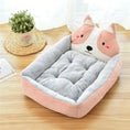 Load image into Gallery viewer, Winter Warm Washable Corduroy Pet Bed for Small Dogs & Cats