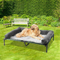 Load image into Gallery viewer, Extra Large Elevated Dog Cooling Bed with Bolster