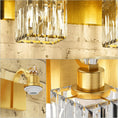 Load image into Gallery viewer, Gold Modern Crystal Vanity Light Fixtures