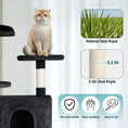 Load image into Gallery viewer, Multi-Level Cat Tree with House, Scratching Posts & Toys