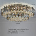 Load image into Gallery viewer, Nordic LED Crystal Ceiling Chandeliers