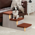 Load image into Gallery viewer, Foldable Pet Stair with Storage Box