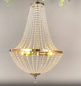 Load image into Gallery viewer, Luxury Metal Arch Drape with Suspend Chandelier Lights