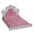 Load image into Gallery viewer, Luxury Velvet Pet Bed with Headboard