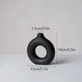 Load image into Gallery viewer, Circular Hollow Ceramic Vase Donuts Nordic Art