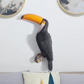 Load image into Gallery viewer, Resin Toucan Figurine Wall Art Decor