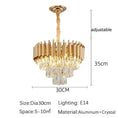 Load image into Gallery viewer, Luxury Modern Crystal Ceiling Chandelier
