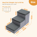Load image into Gallery viewer, Foldable Pet Stair with Storage Box