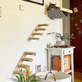 Load image into Gallery viewer, Wall-Mounted Cat Climbing Shelf with Sisal Scratching Post