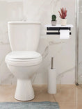 Load image into Gallery viewer, Toilet Paper Holder with Marble Shelf