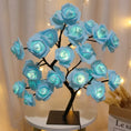 Load image into Gallery viewer, Rose Flower Tree USB Night Light Lamp for Bedroom, Parties, Weddings & Holidays