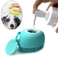 Load image into Gallery viewer, Soft Massage Brush with Built-in Shampoo Dispenser for Dogs