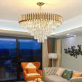 Load image into Gallery viewer, Luxury Modern Crystal Ceiling Chandelier