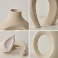 Load image into Gallery viewer, Embrace Vases Nordic Ceramics Sculpture