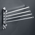 Load image into Gallery viewer, 4-Bar Stainless Steel Rotatable Towel Rack