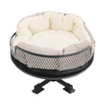 Load image into Gallery viewer, Portable Stainless Steel Elevated Cat Desk Bed