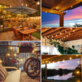 Load image into Gallery viewer, LED String 50FT 100FT IP65 Festoon Outdoor Garden Light