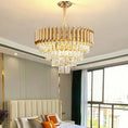 Load image into Gallery viewer, Luxury Modern Crystal Ceiling Chandelier