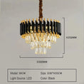Load image into Gallery viewer, Luxury Modern Crystal Ceiling Chandelier