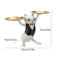 Load image into Gallery viewer, Resin Creative Cat Figurines Storage Tray Key Holder