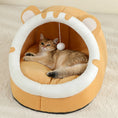 Load image into Gallery viewer, Super Warm Cat Bed Cave House & Cushion