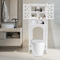 Load image into Gallery viewer, 4 Tier Over-The-Toilet Bathroom Storage Cabinet