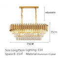 Load image into Gallery viewer, Luxury Modern Crystal Ceiling Chandelier