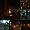 Load image into Gallery viewer, Waterproof Flickering Flame Effect Ball Solar Lantern for Garden Yard Decor