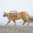 Load image into Gallery viewer, Tactical Cat Harness with Leash