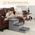 Load image into Gallery viewer, Foldable Pet Stair with Storage Box