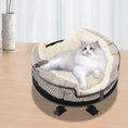 Load image into Gallery viewer, Portable Stainless Steel Elevated Cat Desk Bed