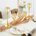 Load image into Gallery viewer, Elegant Wedding Centerpiece Candle Stand