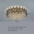 Load image into Gallery viewer, Nordic LED Crystal Ceiling Chandeliers