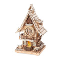 Load image into Gallery viewer, Mechanical 3D Wooden Puzzles Clock