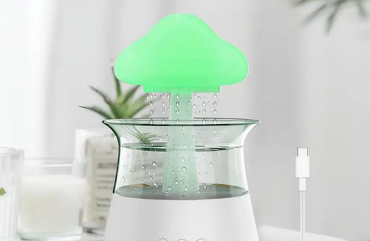 Relax Cloud Rain Diffuser & Ultrasonic Humidifier