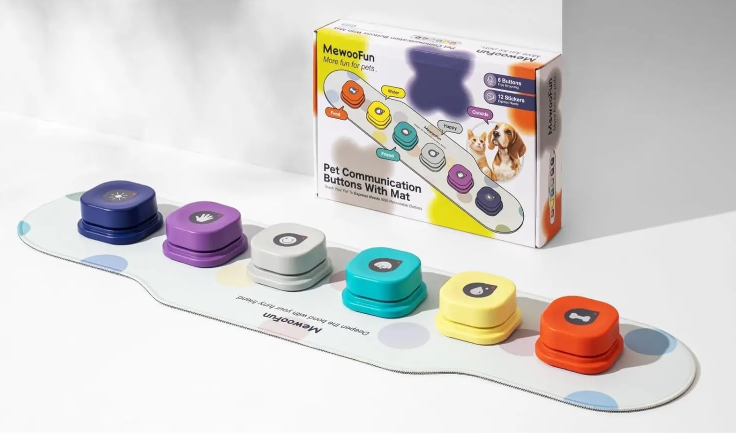 Mewoofun Dog Talking Buttons Set