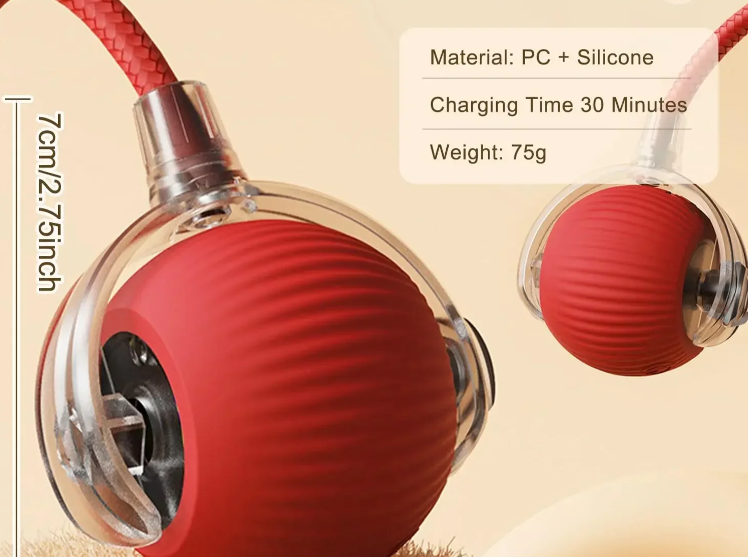 Smart Interactive Rolling Cat Ball Toy with Tail