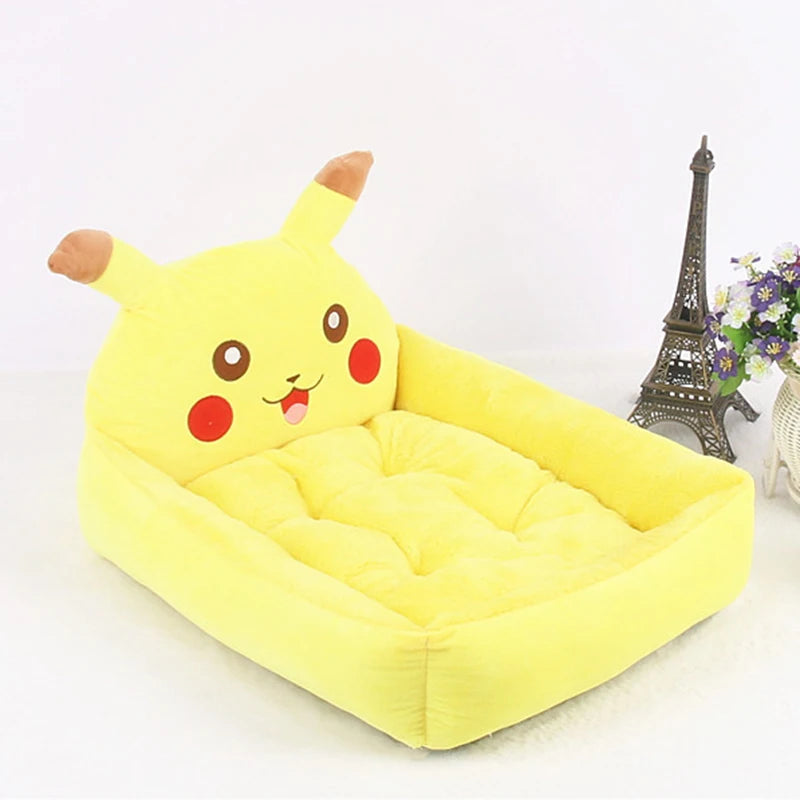 Winter Warm Washable Corduroy Pet Bed for Small Dogs & Cats