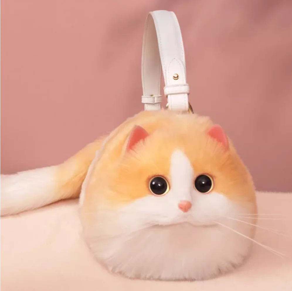 Plush One Shoulder Cat Bag