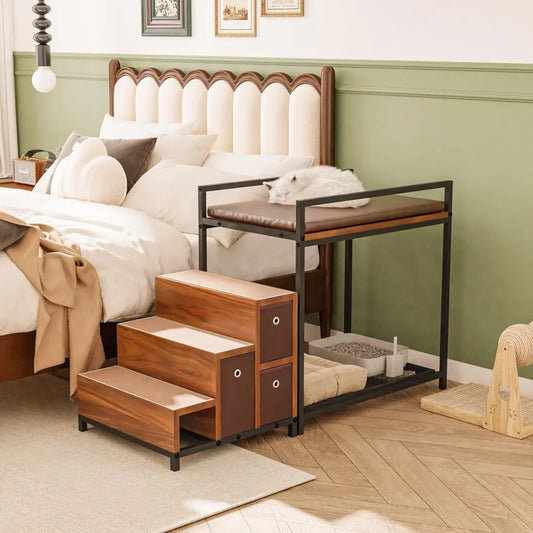 Dog & Cat Window Perch with Storage