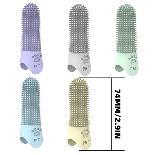 Dog Silicone Teeth Cleaning Fingertip