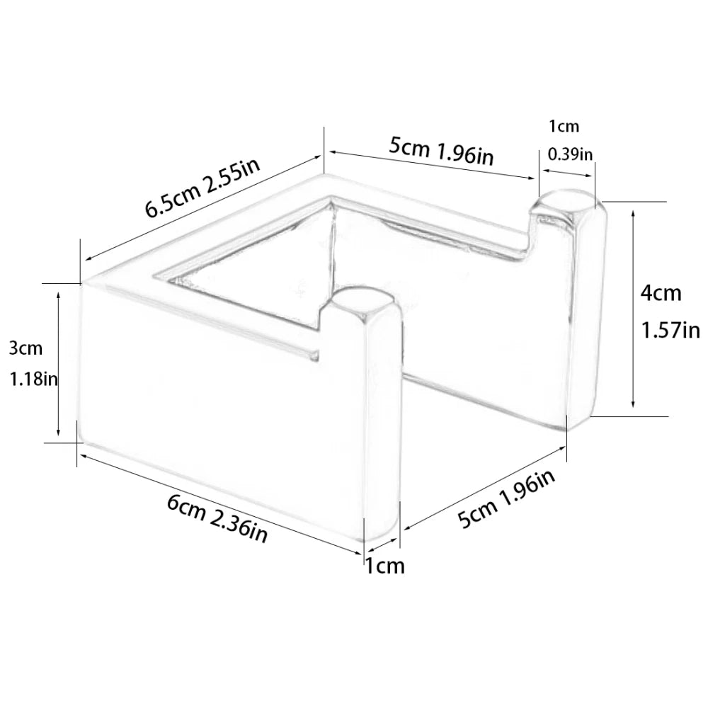Simple Double Towel Hook