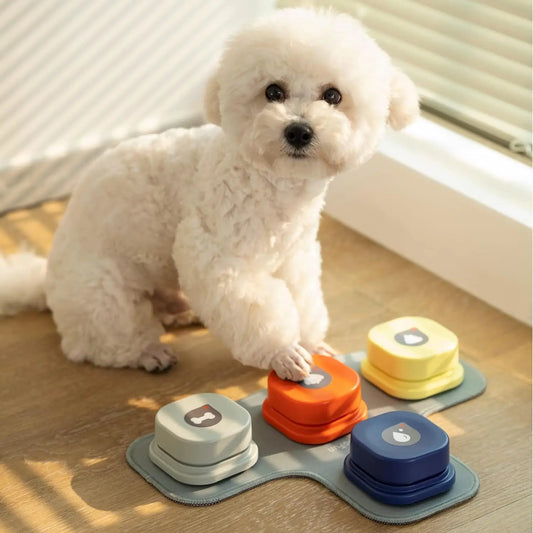Recordable Pet Communication Kit with Non-Slip Mat