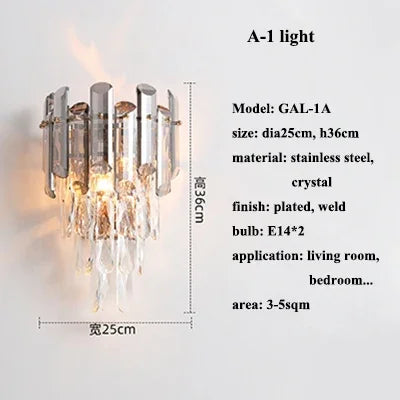 Nordic LED Crystal Ceiling Chandeliers