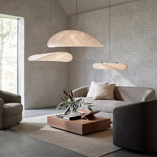 Silk Ceiling Chandelier Light for Living Room