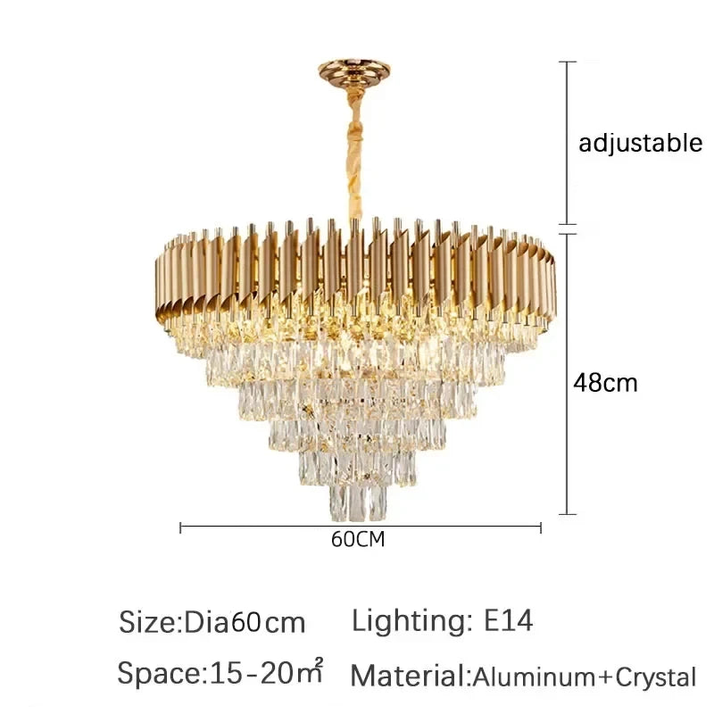 Luxury Modern Crystal Ceiling Chandelier