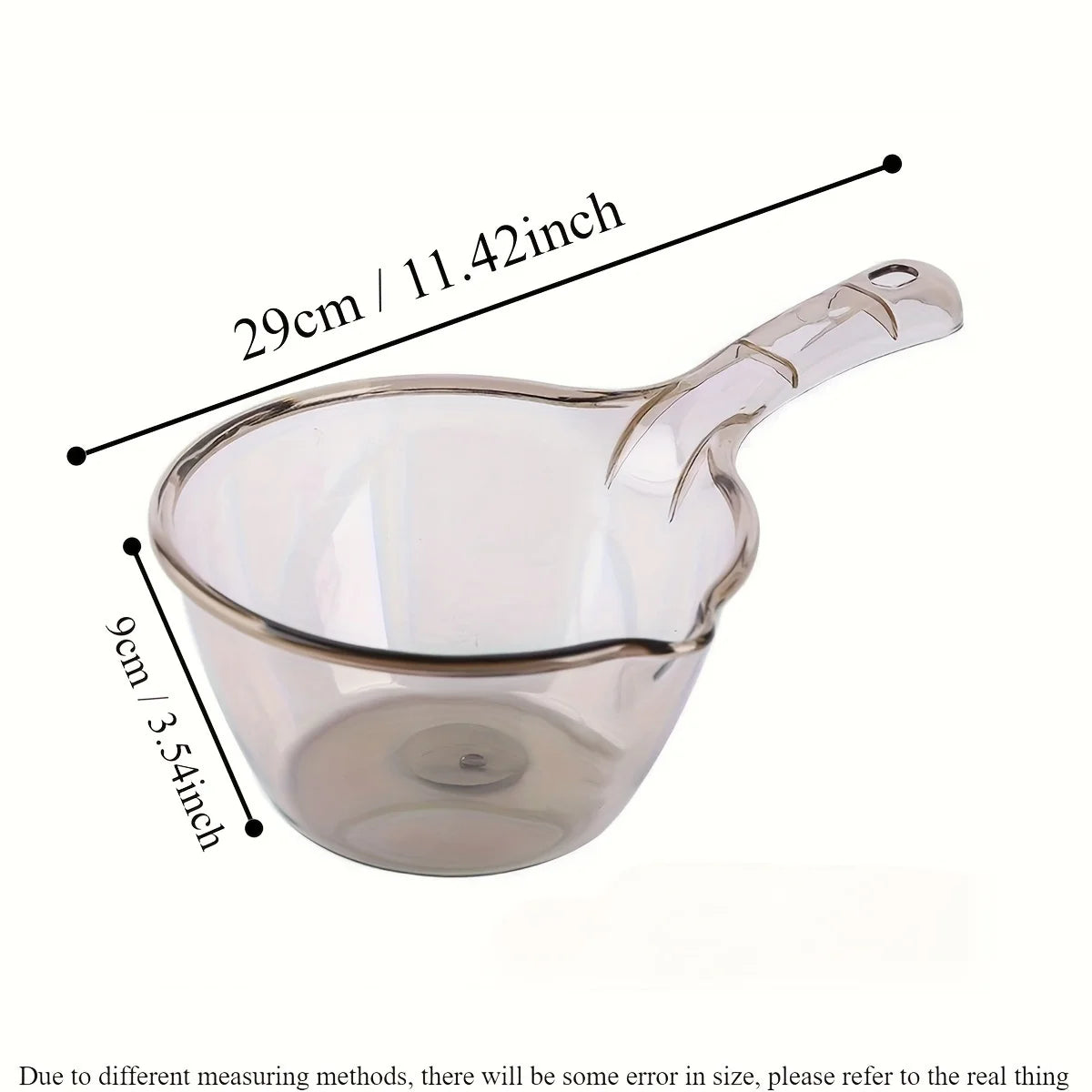 Durable Transparent Plastic Water Scoop